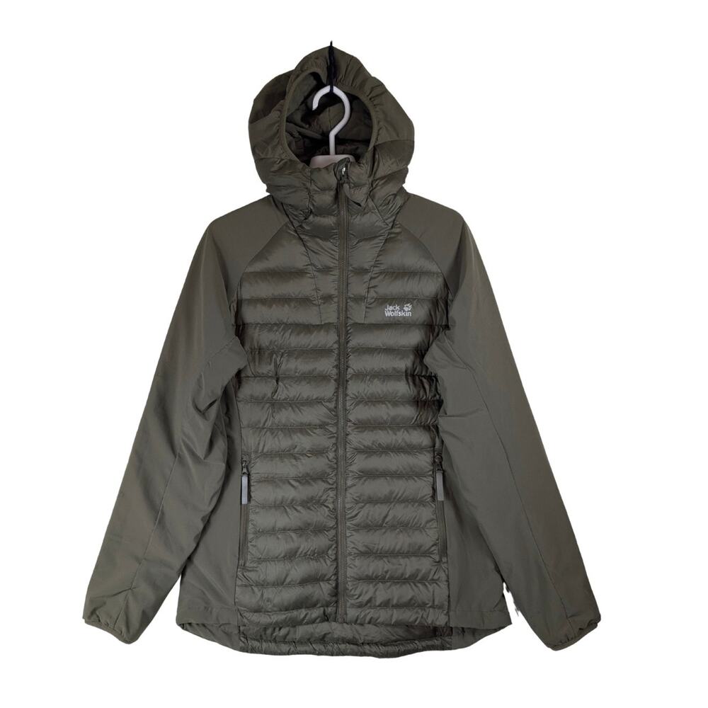 Jack Wolfskin JWP Hybrid Damen Outdoor Jacket Grape Leaf Green Women’s Size M